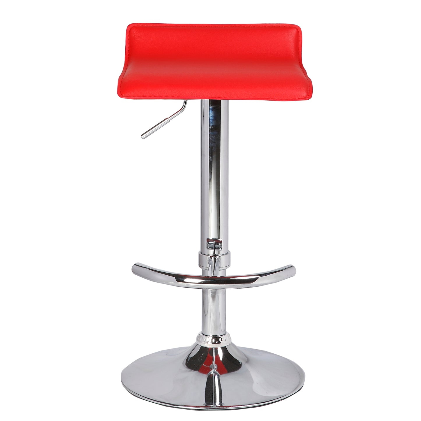 2X Mike Backrest Leather Seat Barstool