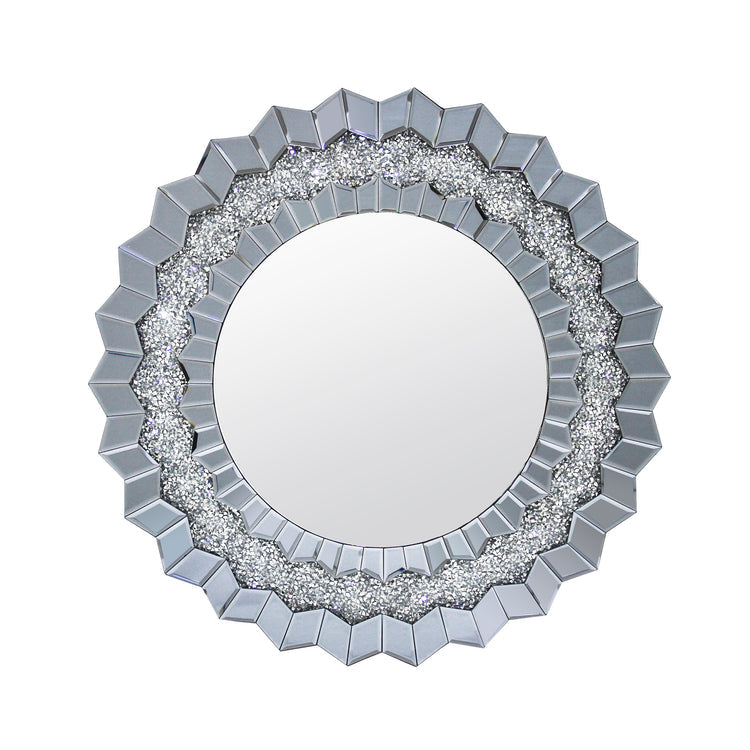 Glamorous Smokey Grey Wall Mirror Crafted with Premium-Quality Glass