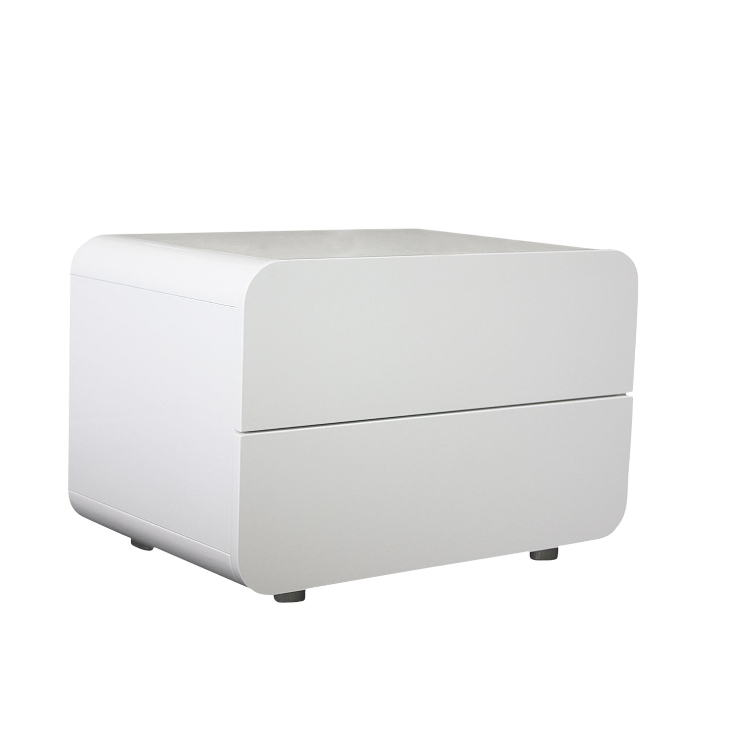 Prado Gloss MDF Black Bedside Table