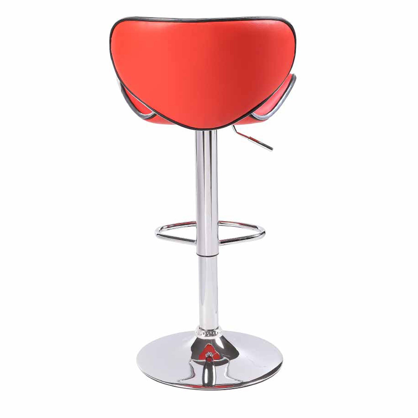 Bala 2X PU Leather Mid High Back Rest Crome Base Gas Lift Bar Stools