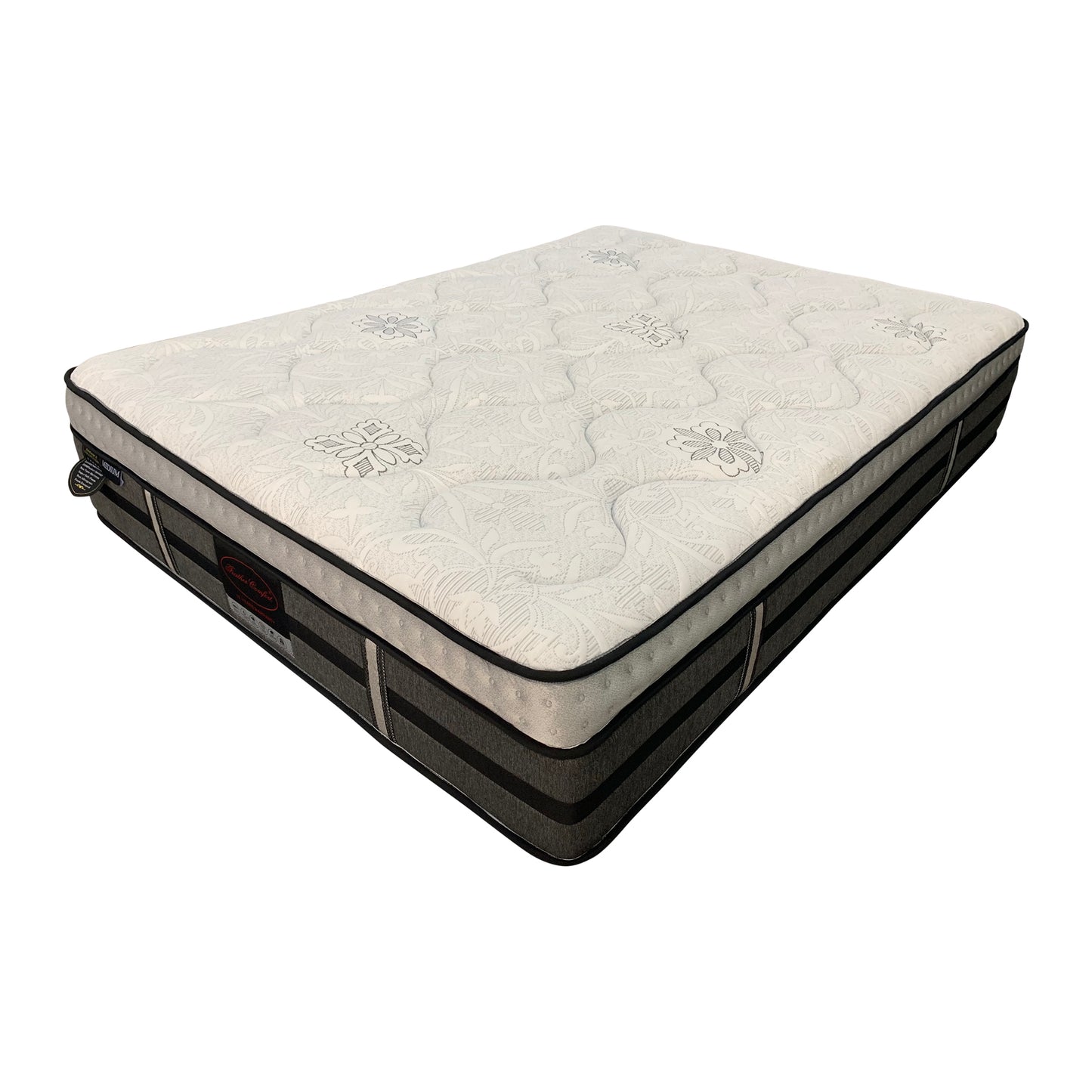 Sarman Deep Quilting Gel Memory Foam 5 Zone Pocket Coil Knitted Fabric Queen Mattress