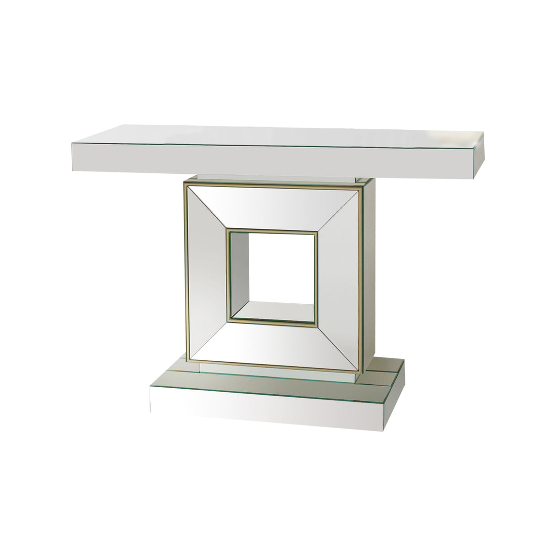 Cuba Hall Table Rectangular Shape & Mirror Attractive Base