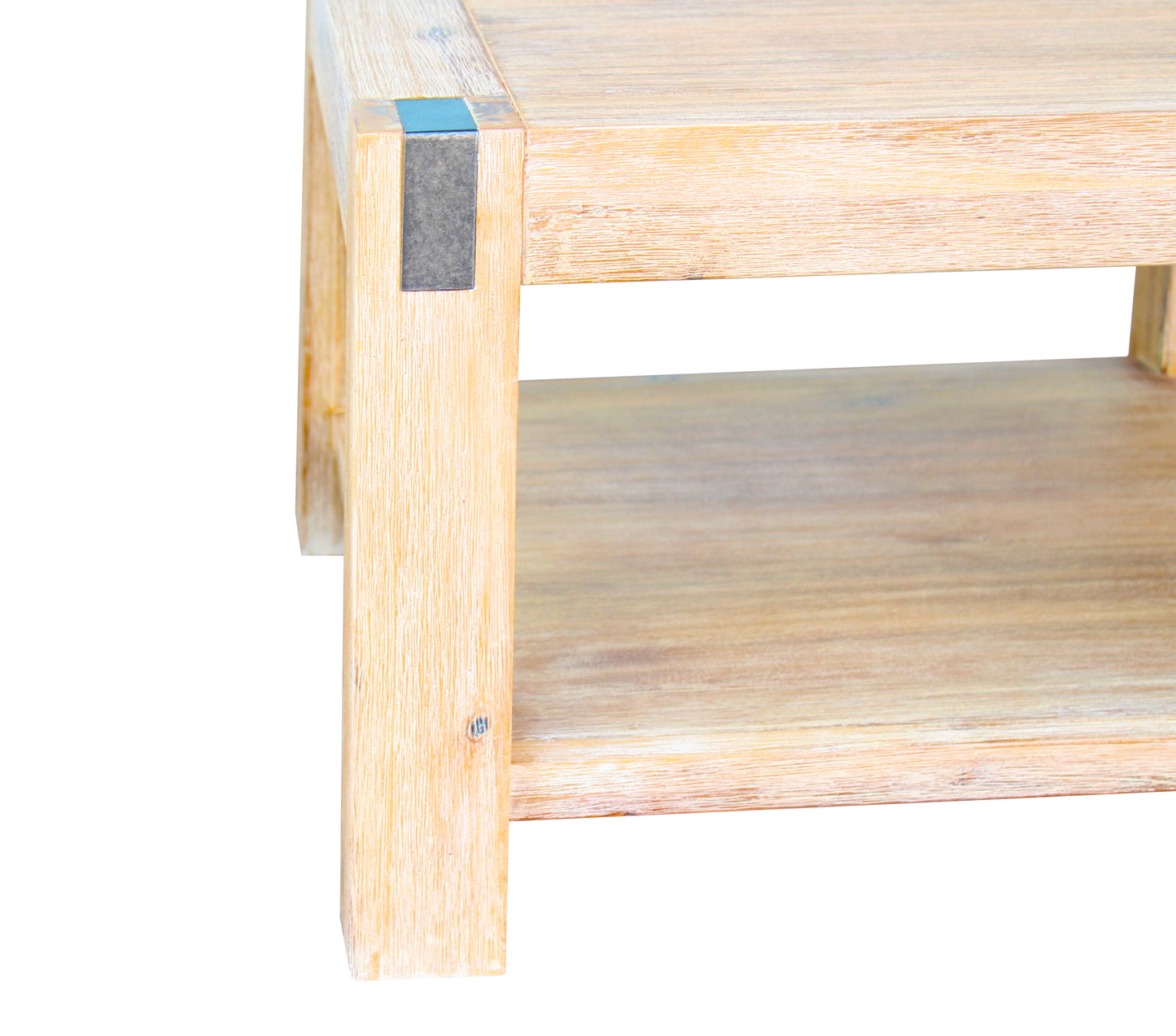Nowra Solid Acacia Timber Oak Colour Square Shape Lamp Table
