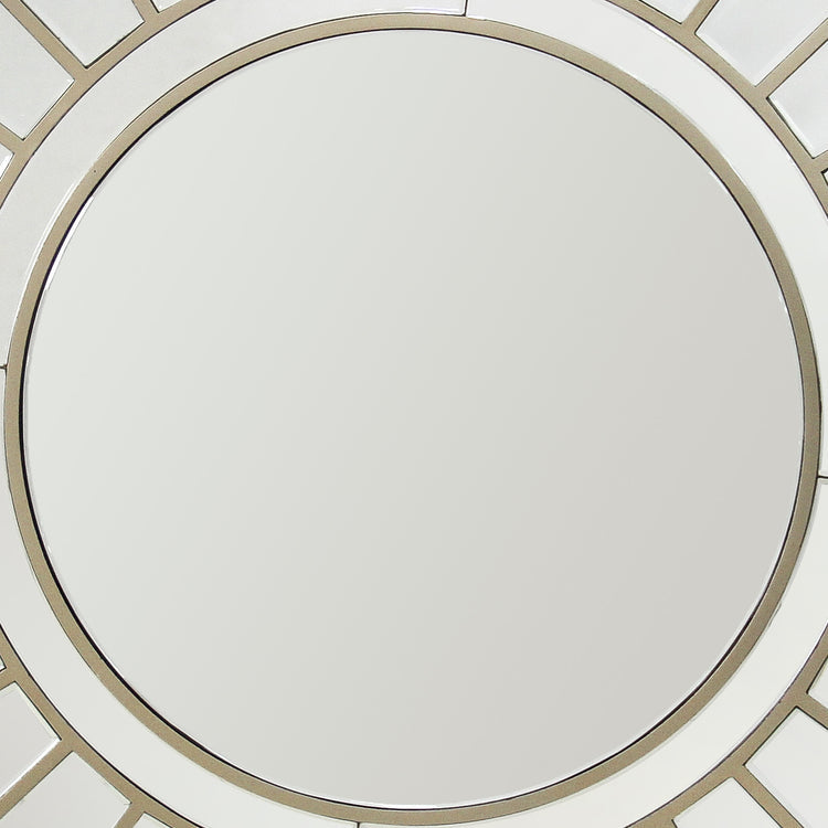 Versatile Decorative Wall Mirror with Glass Construction