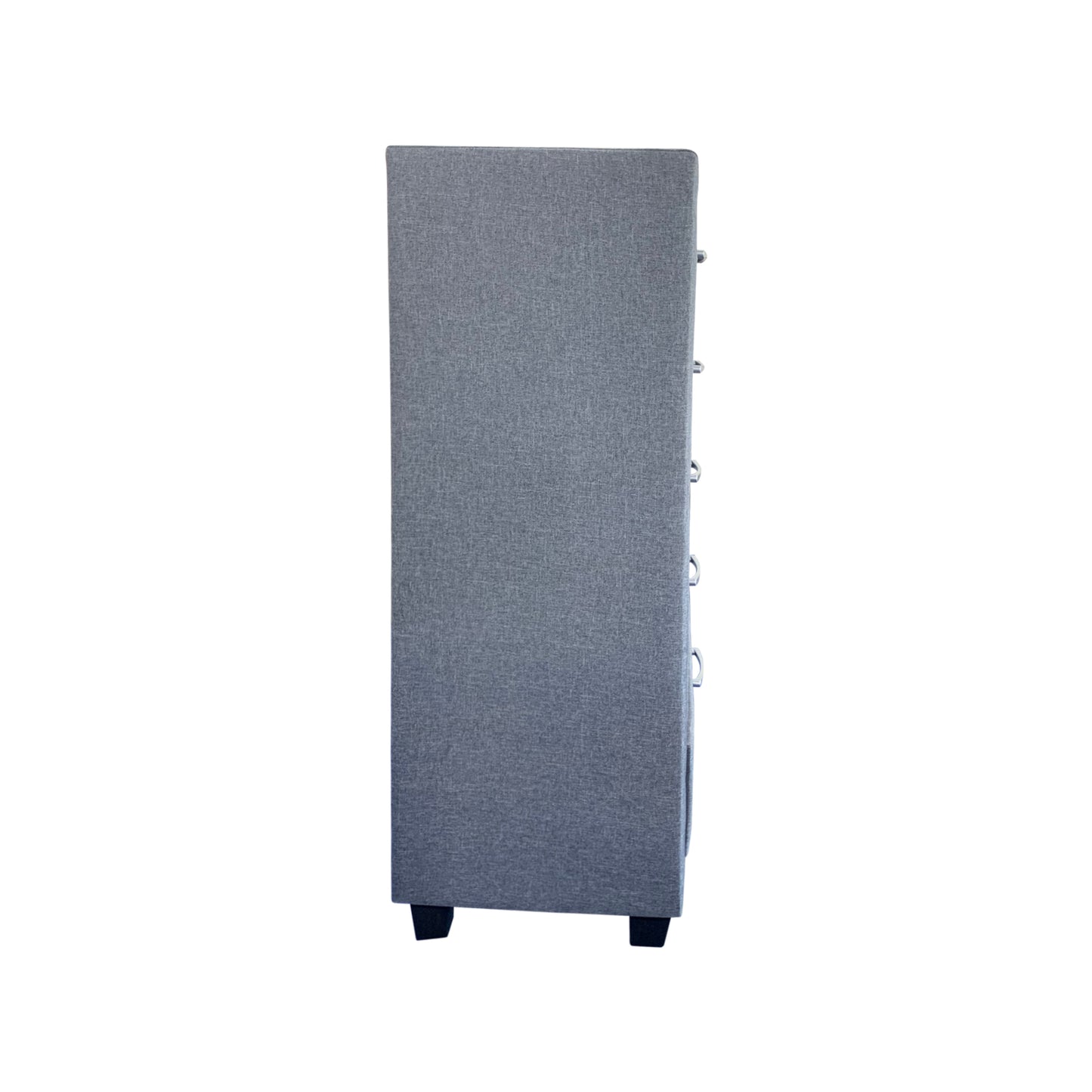 Megan 5 Drawers Tallboy in Attractive Light Grey Colour