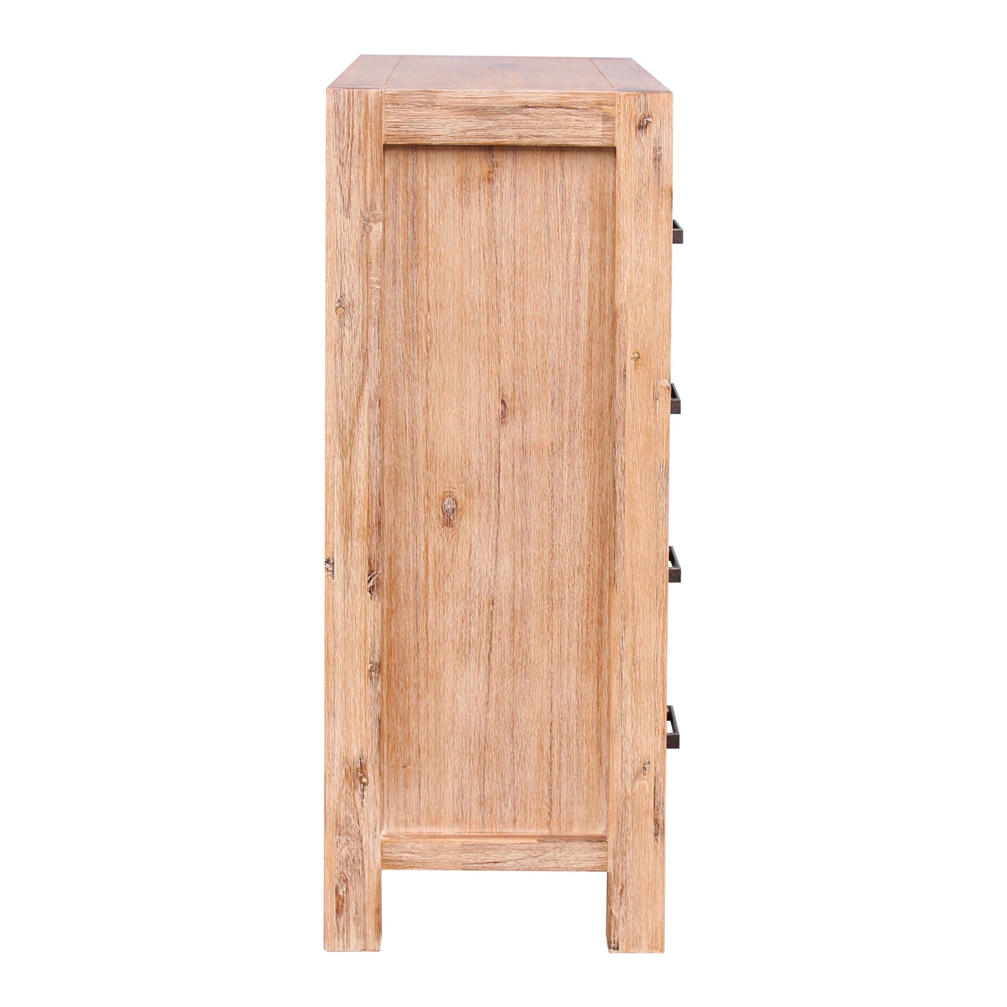 Nowra Tallboy 4 Storage Drawers In Solid Acacia Timber In Multiple Colour