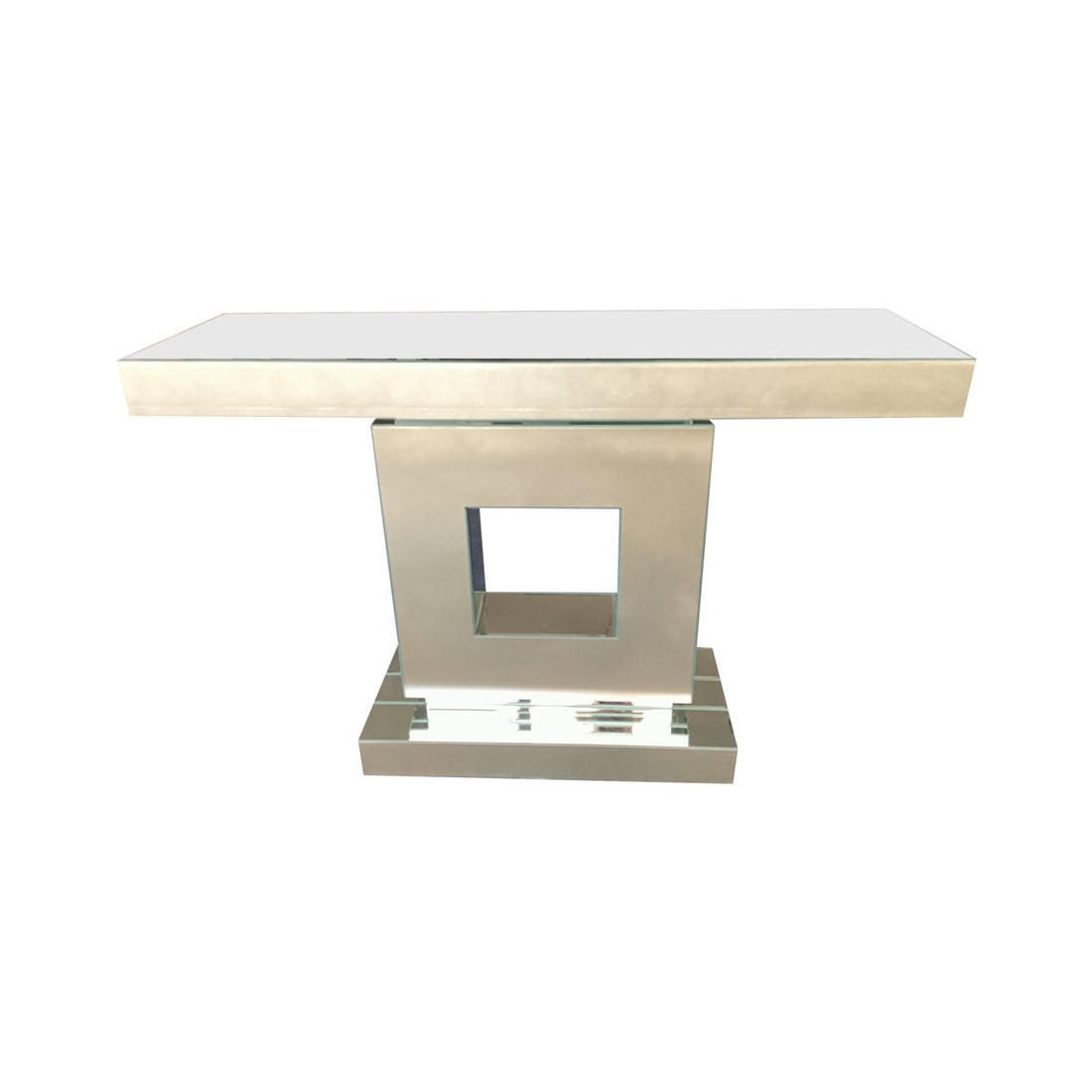 Cuba Hall Table Rectangular Shape & Mirror Attractive Base