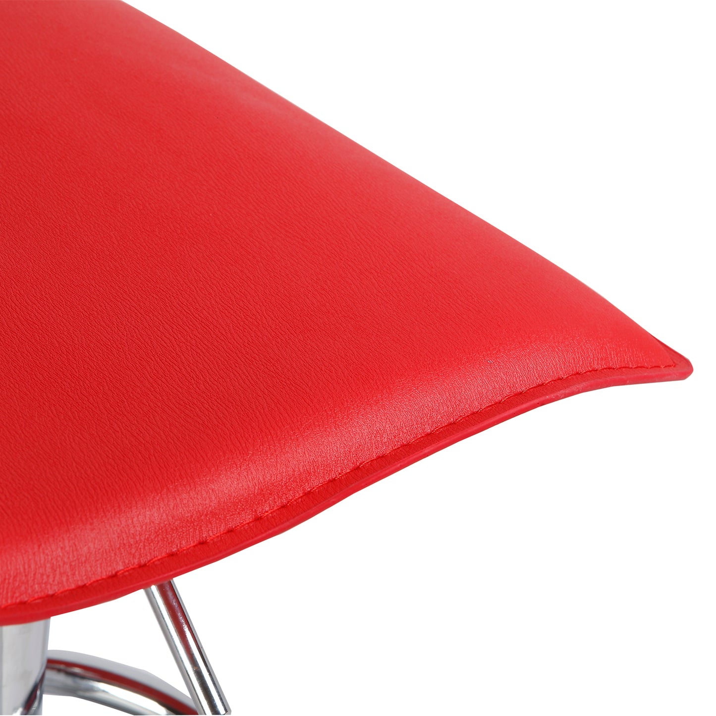 2X Mike Backrest Leather Seat Barstool