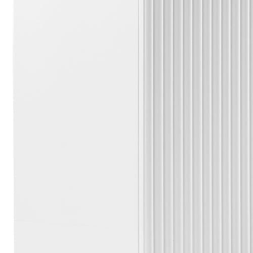 Brianna High Gloss White Buffet with Storage Drawers