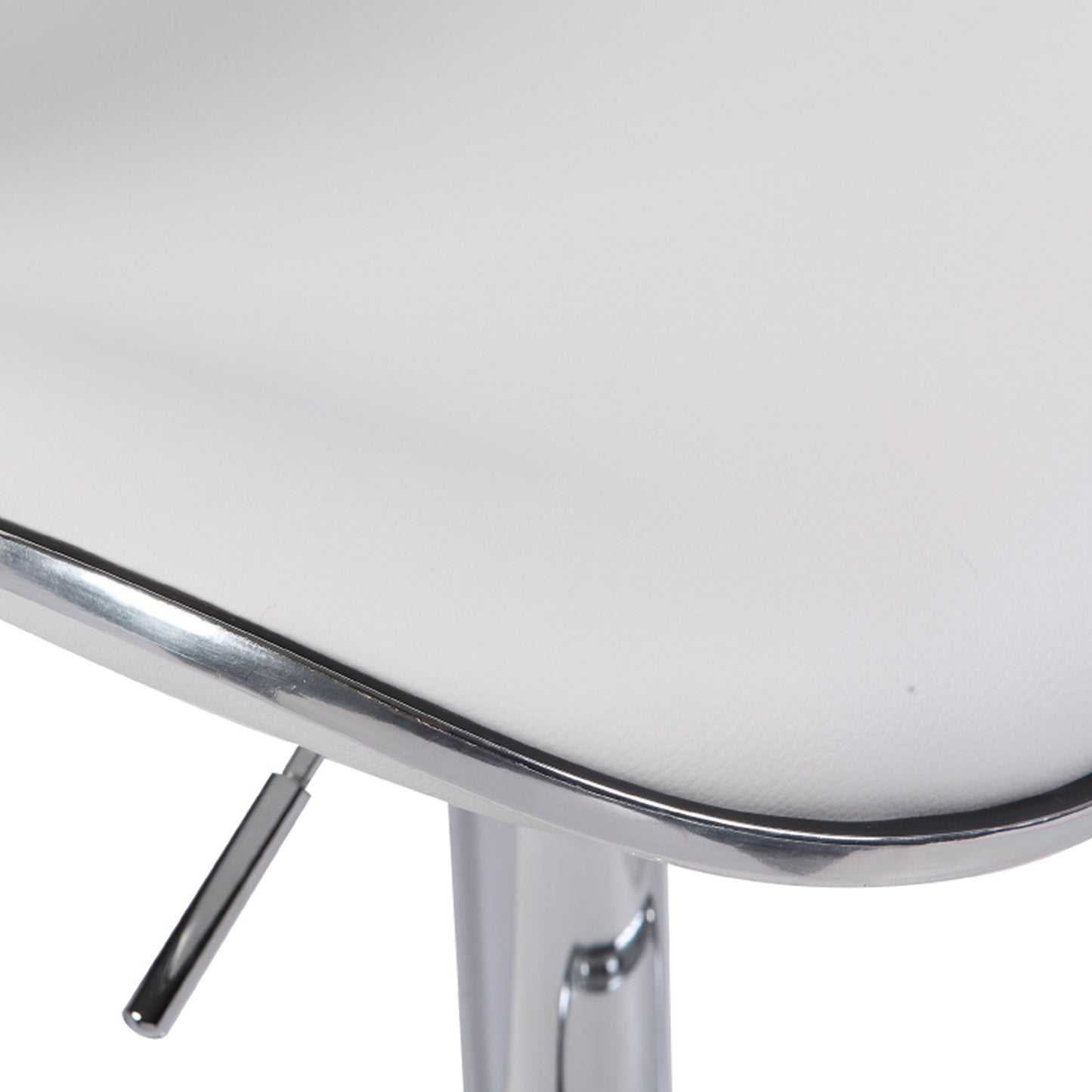 Bala 2X PU Leather Mid High Back Rest Crome Base Gas Lift Bar Stools