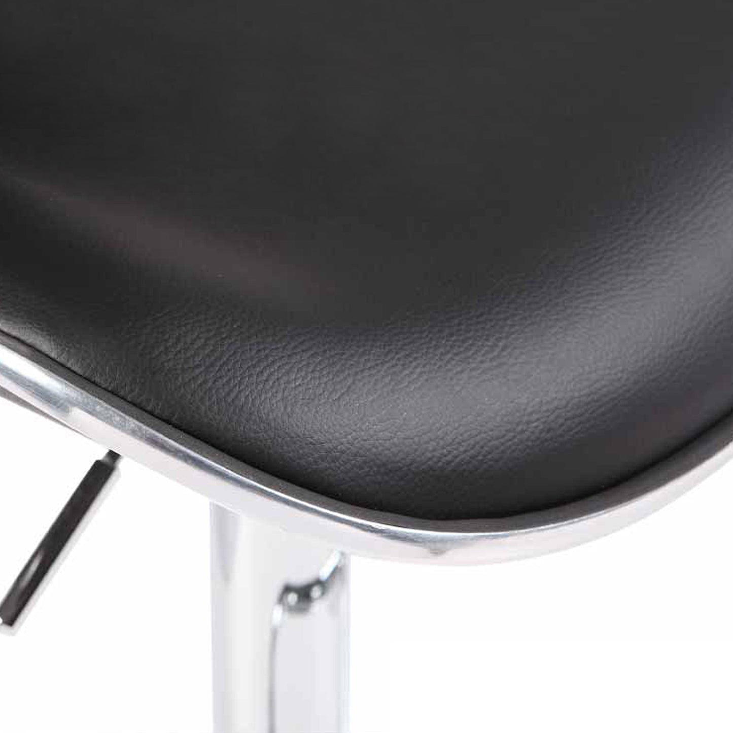 Bala 2X PU Leather Mid High Back Rest Crome Base Gas Lift Bar Stools