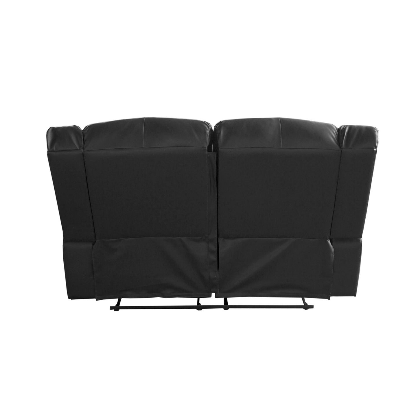 Fantasy 2 Seater Recliner Sofa In Faux Leather Lounge Wooden Frame Couch In Multiple Colour