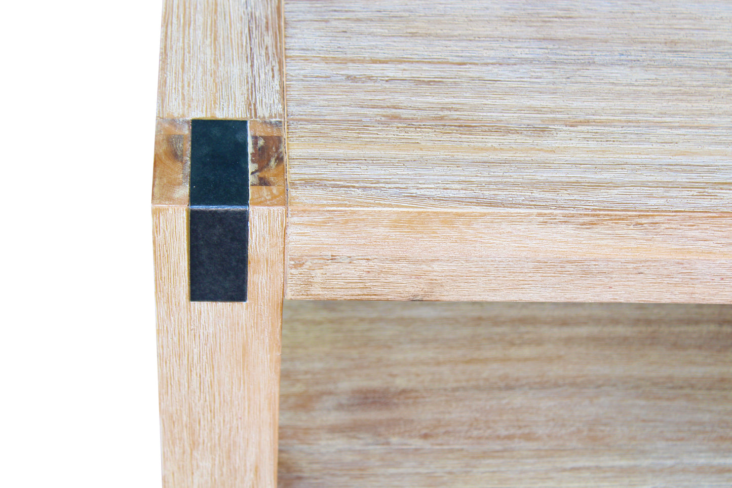 Nowra Solid Acacia Timber Oak Colour Square Shape Lamp Table
