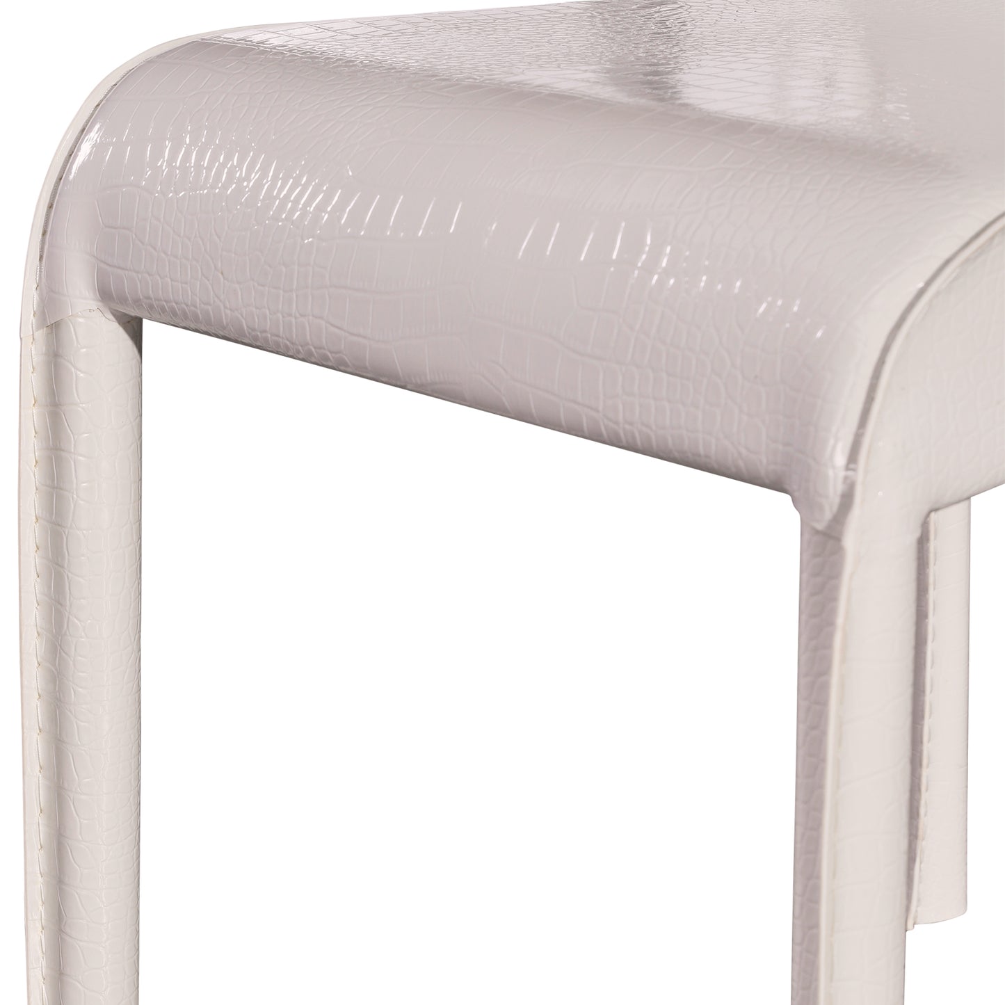 Espresso 2X Dining Chair Leatherette Seat Pad In Multiple Colour