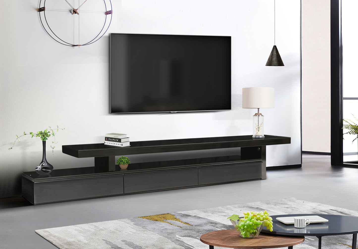 Marlin 3 Drawers Elegant Slimline Design TV Unit