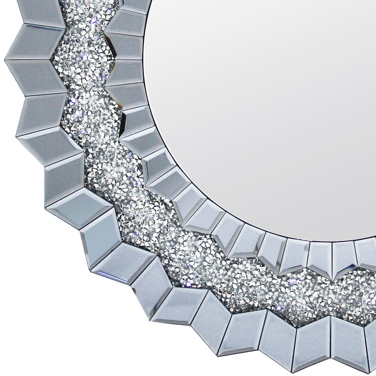 Glamorous Smokey Grey Wall Mirror Crafted with Premium-Quality Glass