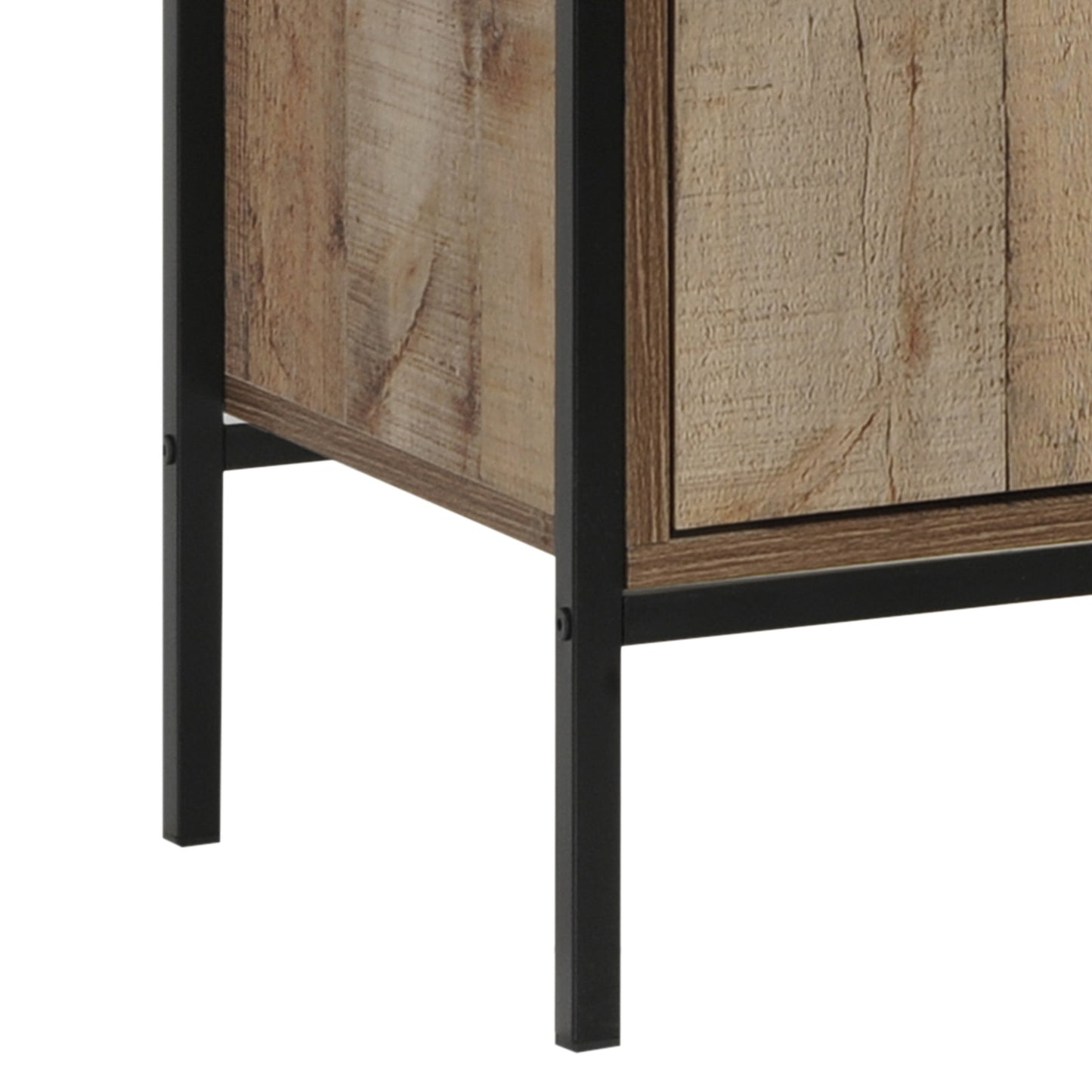 Mascot 2 Drawers Storage Particle Board Constructed TV Cabinet in Oak Colour
