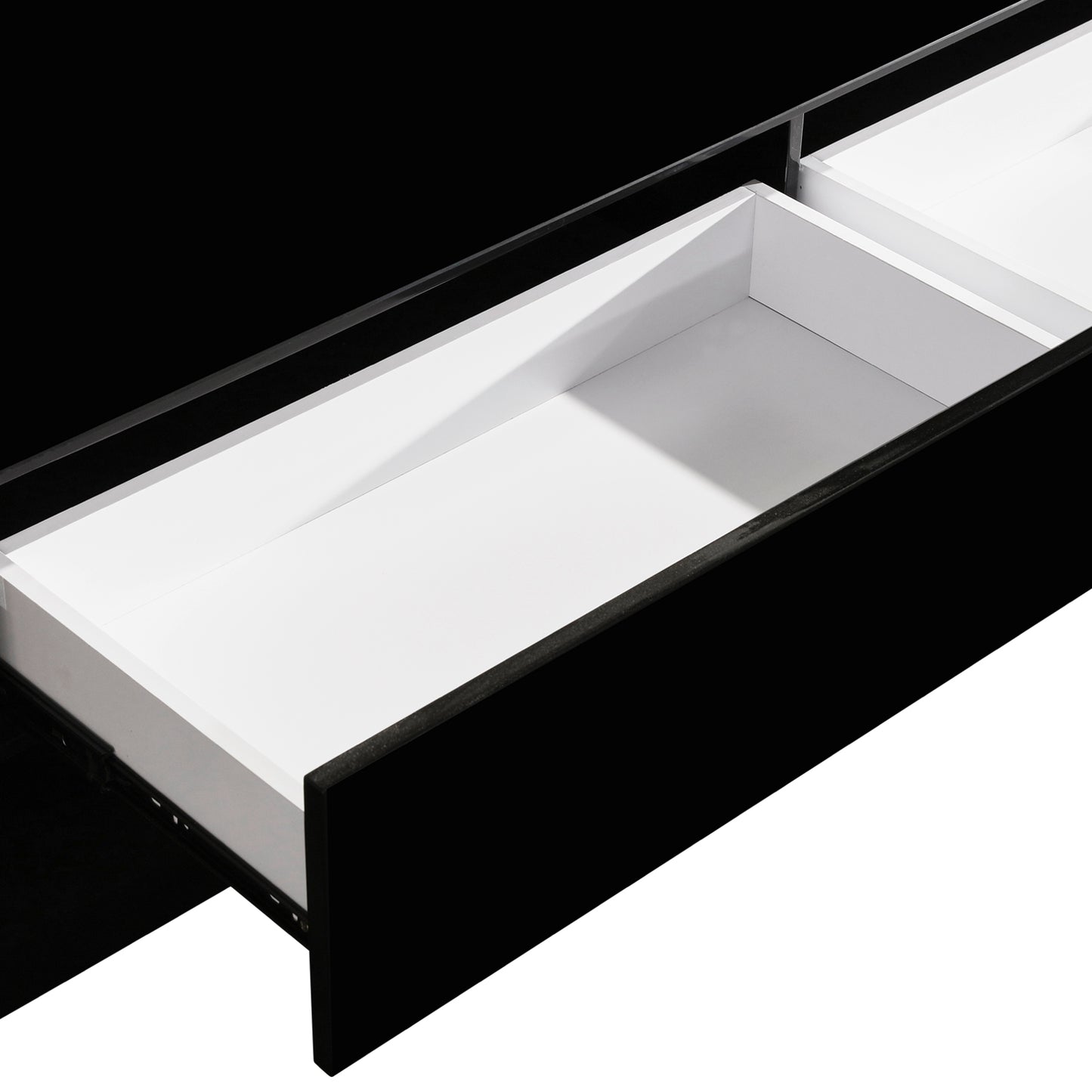 Suprilla Glossy Tempt Glass TV Cabinet With Multiple Color