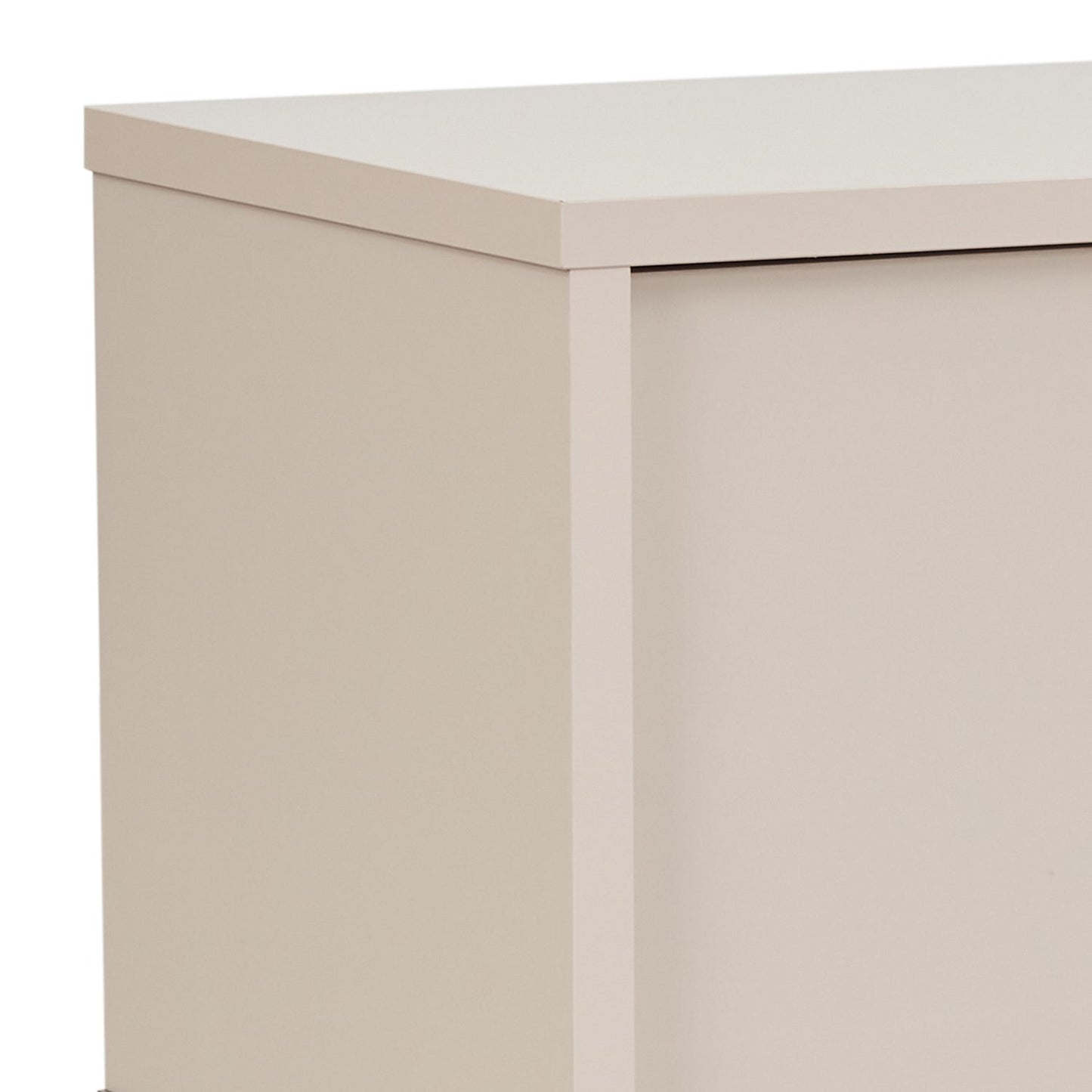 Maxwell TV Cabinet MDF Particle Board Storage Space Metal Legs