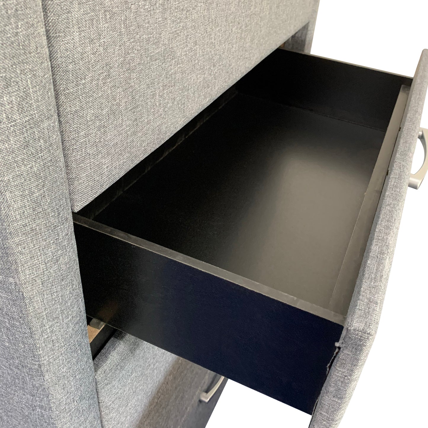 Megan 5 Drawers Tallboy in Attractive Light Grey Colour