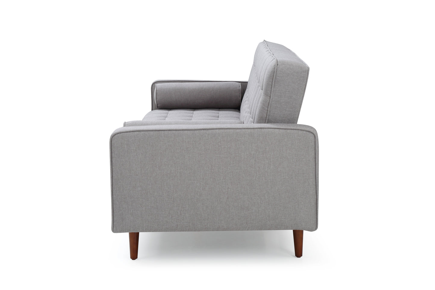 Marcella Multifunctional Standard Fabric 3-Seater Sofa Bed with Button Tufting