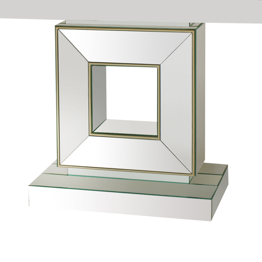 Cuba Hall Table Rectangular Shape & Mirror Attractive Base