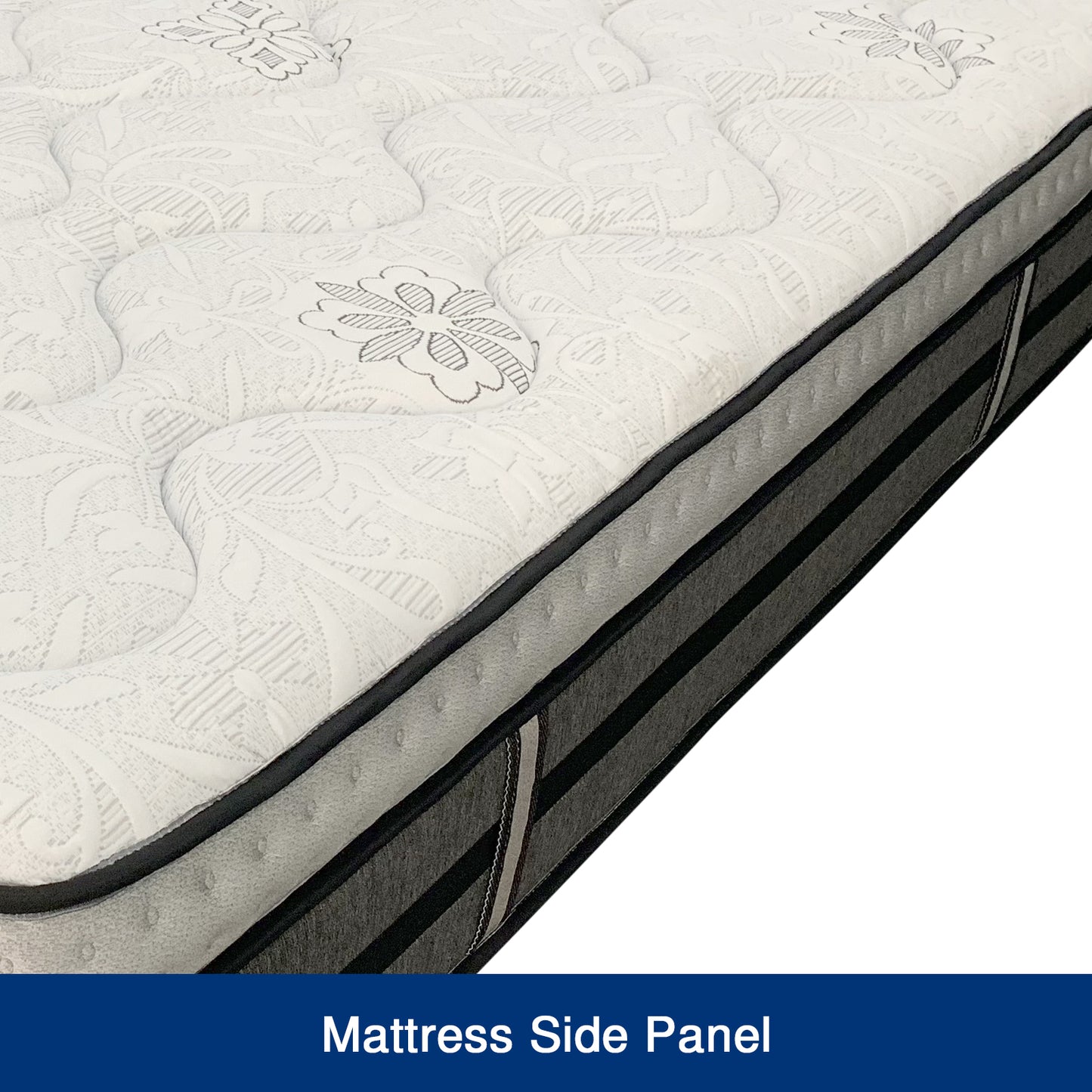 Sarman Deep Quilting Gel Memory Foam 5 Zone Pocket Coil Knitted Fabric Queen Mattress