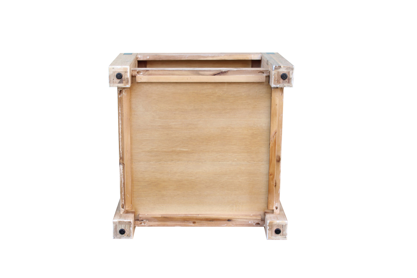 Nowra Solid Acacia Timber Oak Colour Square Shape Lamp Table