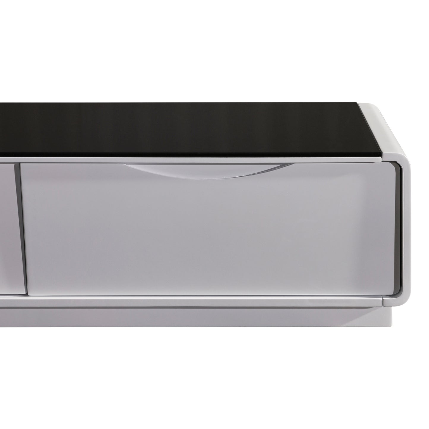 Metro Black and white Colour Gorgeous Glossy TV Cabinet