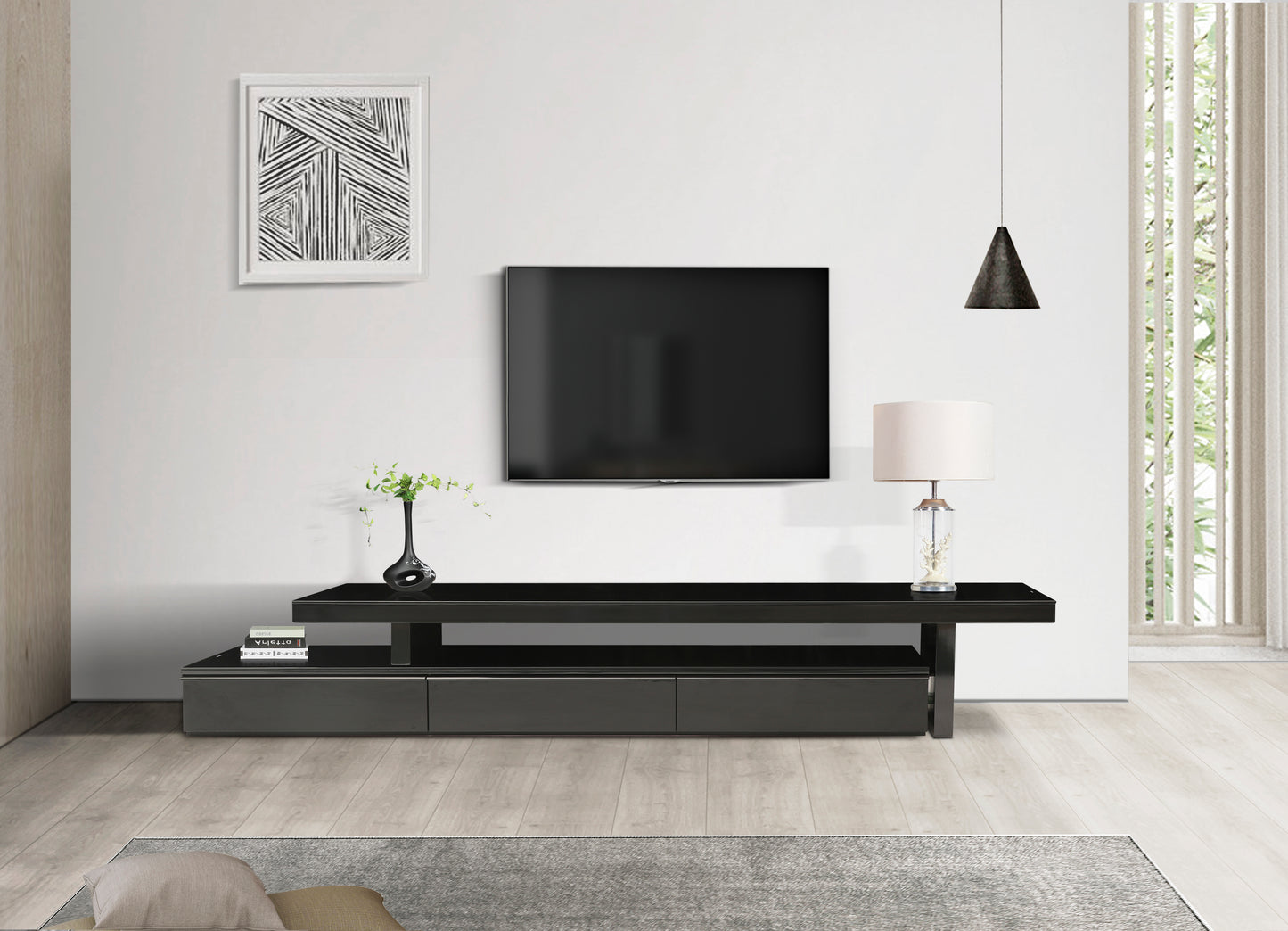 Marlin 3 Drawers Elegant Slimline Design TV Unit
