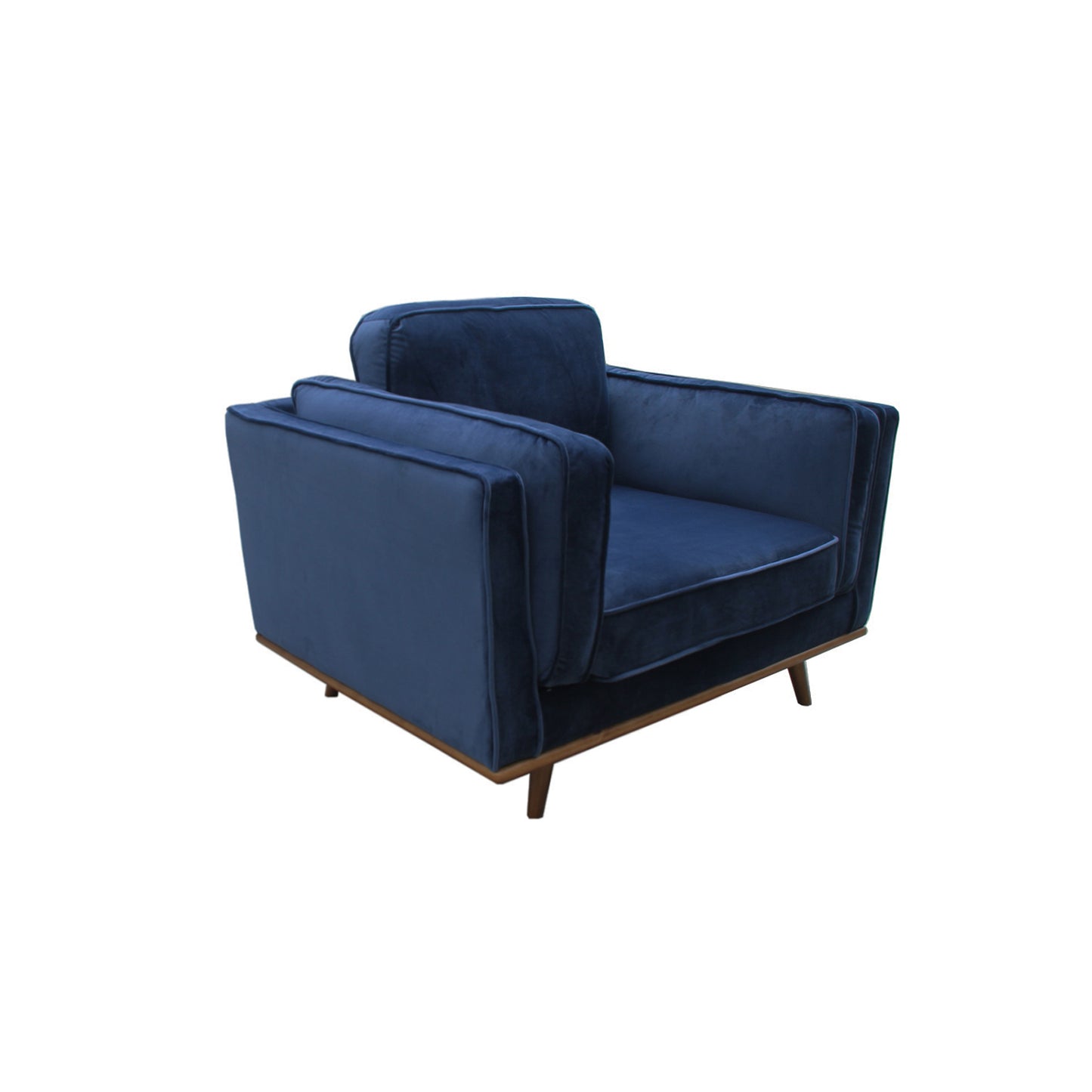 York 3+2+1 Seater Sofa Fabric or PU Leatherette Lounge Set with Wooden Frame in Multiple Colour