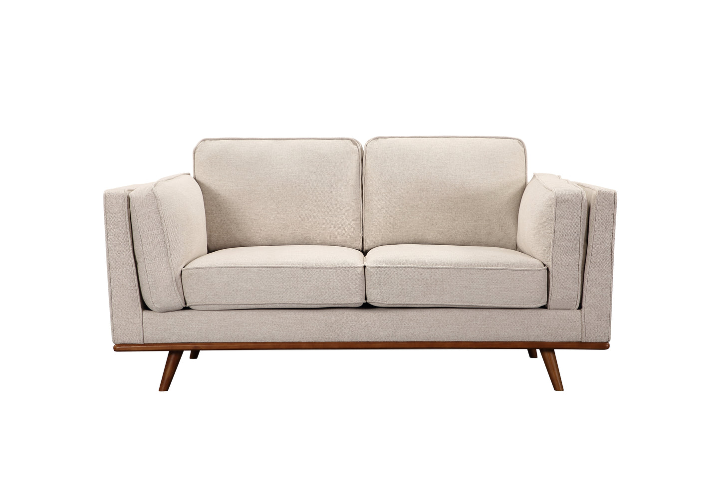 York 3+2+1 Seater Sofa Fabric or PU Leatherette Lounge Set with Wooden Frame in Multiple Colour
