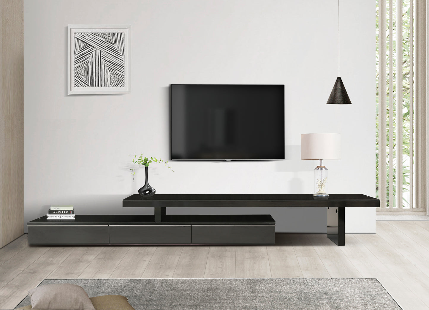 Marlin 3 Drawers Elegant Slimline Design TV Unit