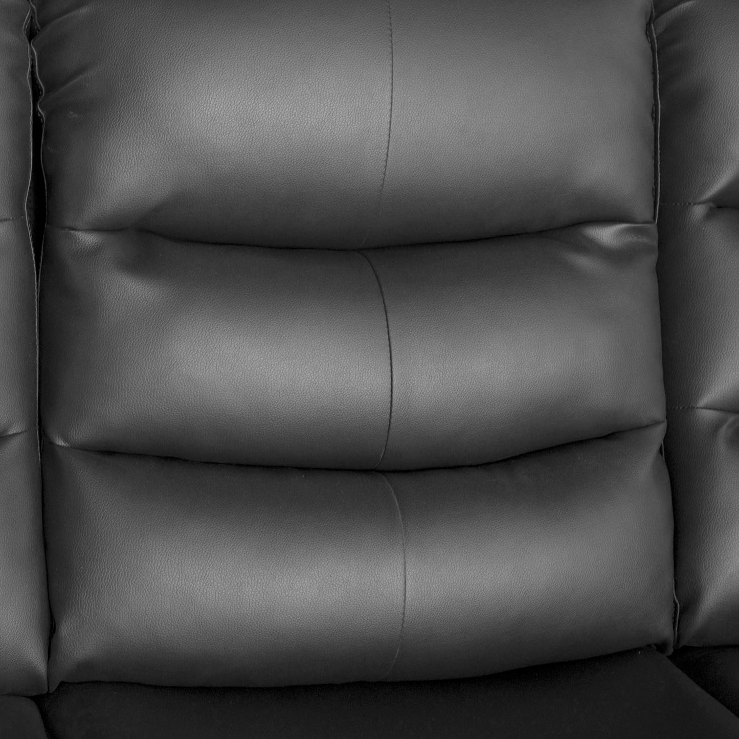 Fantasy 3 Seater Recliner Sofa In Faux Leather Lounge Wooden Frame Couch In Multiple Colour