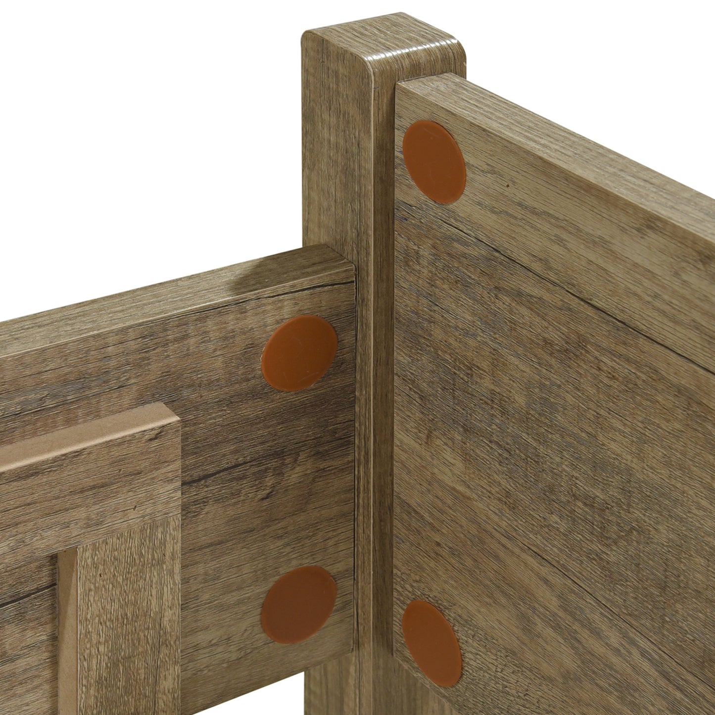 Cielo Natural Wood Like MDF Bedroom Suite 5 Pcs In Oak Colour with Dresser and Tallboy