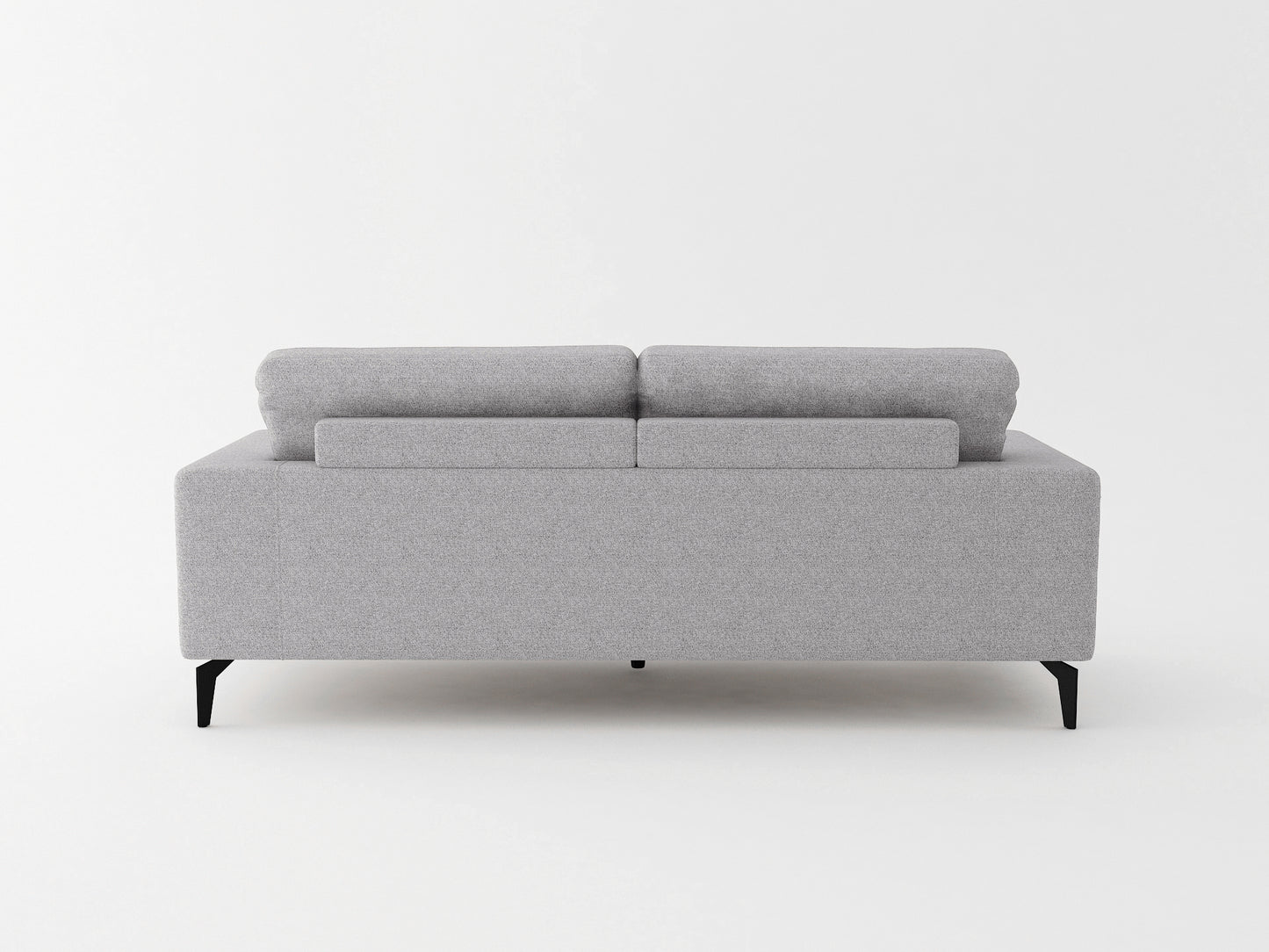 Hopper 3+2 Seater Sofa In Linen Fabric Light Grey Lounge