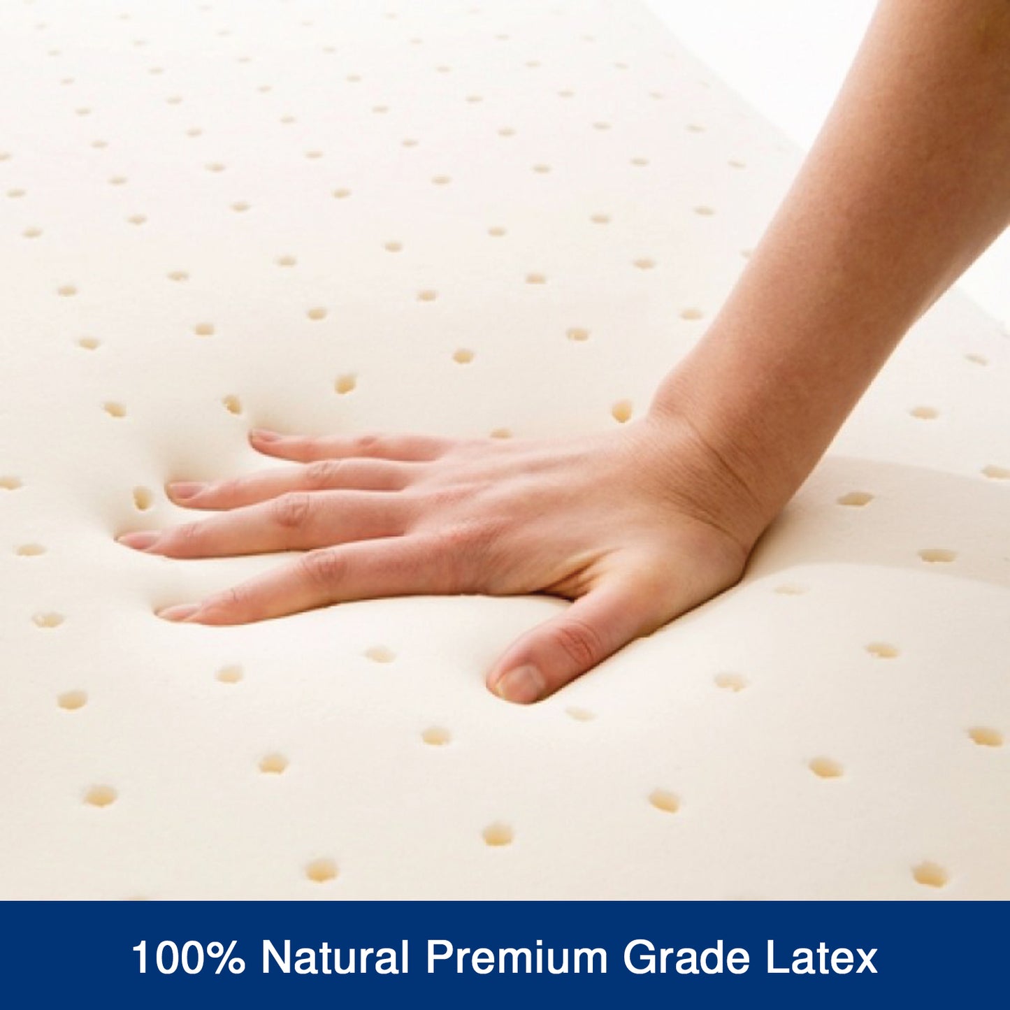 Latex Pillow Top 100% Natural Latex Layer Pillow Top Pocket Spring Medium Firm Mattress