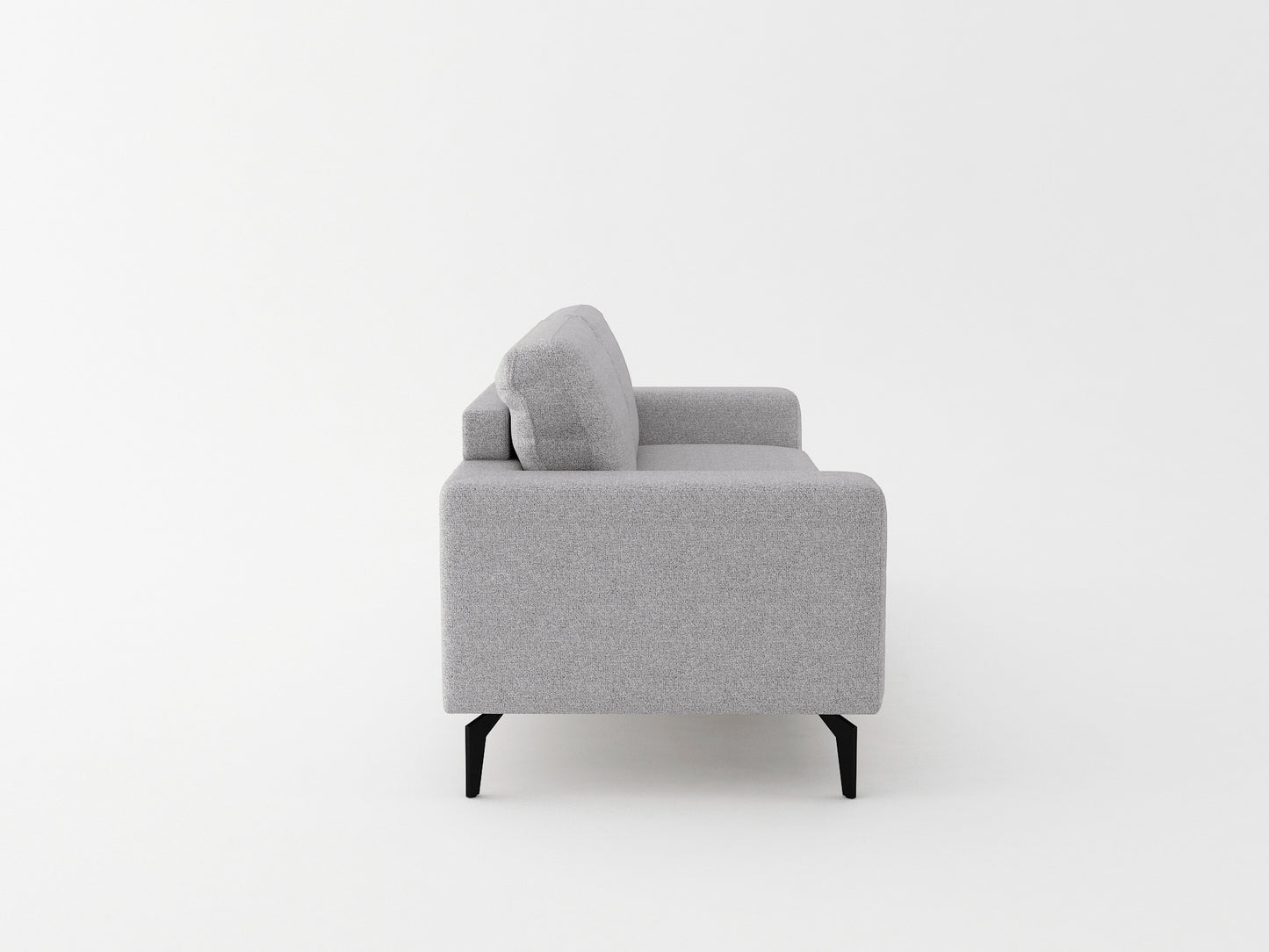 Hopper 3+2 Seater Sofa In Linen Fabric Light Grey Lounge