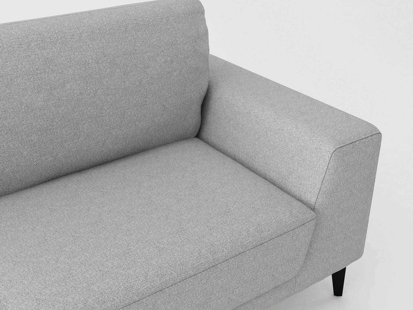 Hopper 3+2 Seater Sofa In Linen Fabric Light Grey Lounge