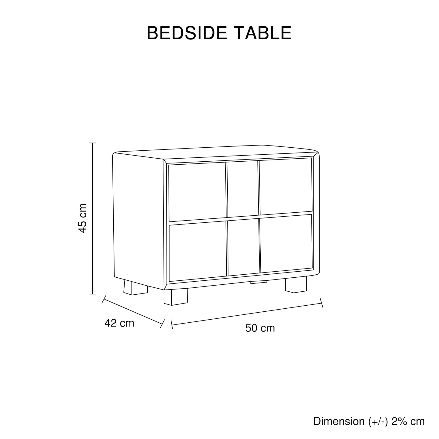 Prado Queen Bedroom Suite with Modern MDF Construction Durable Fabric Upholstery and Ample Storage
