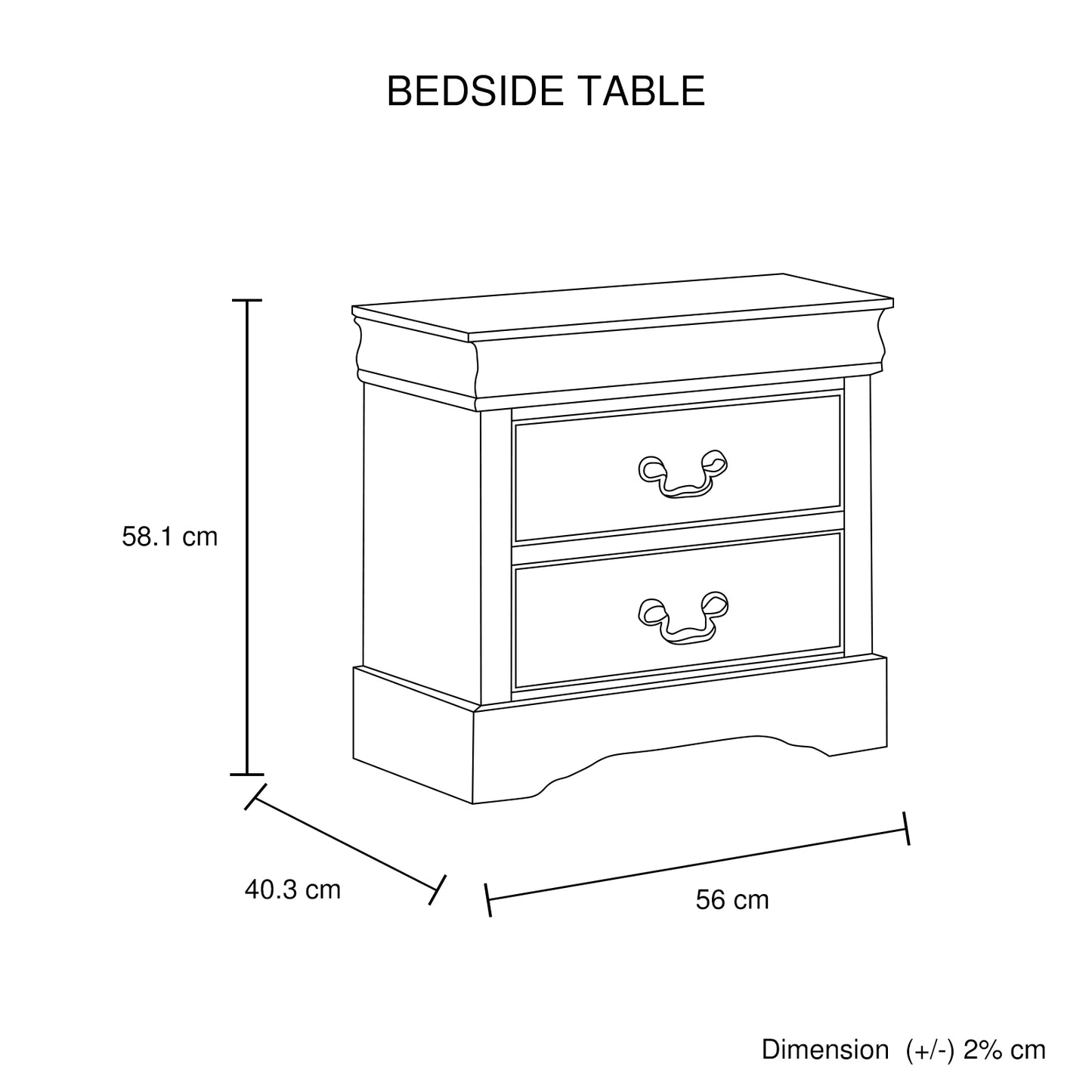 Spencer Grey 4pcs Bedroom Suite Solid Wood & MDF in Multiple Size with Tallboy