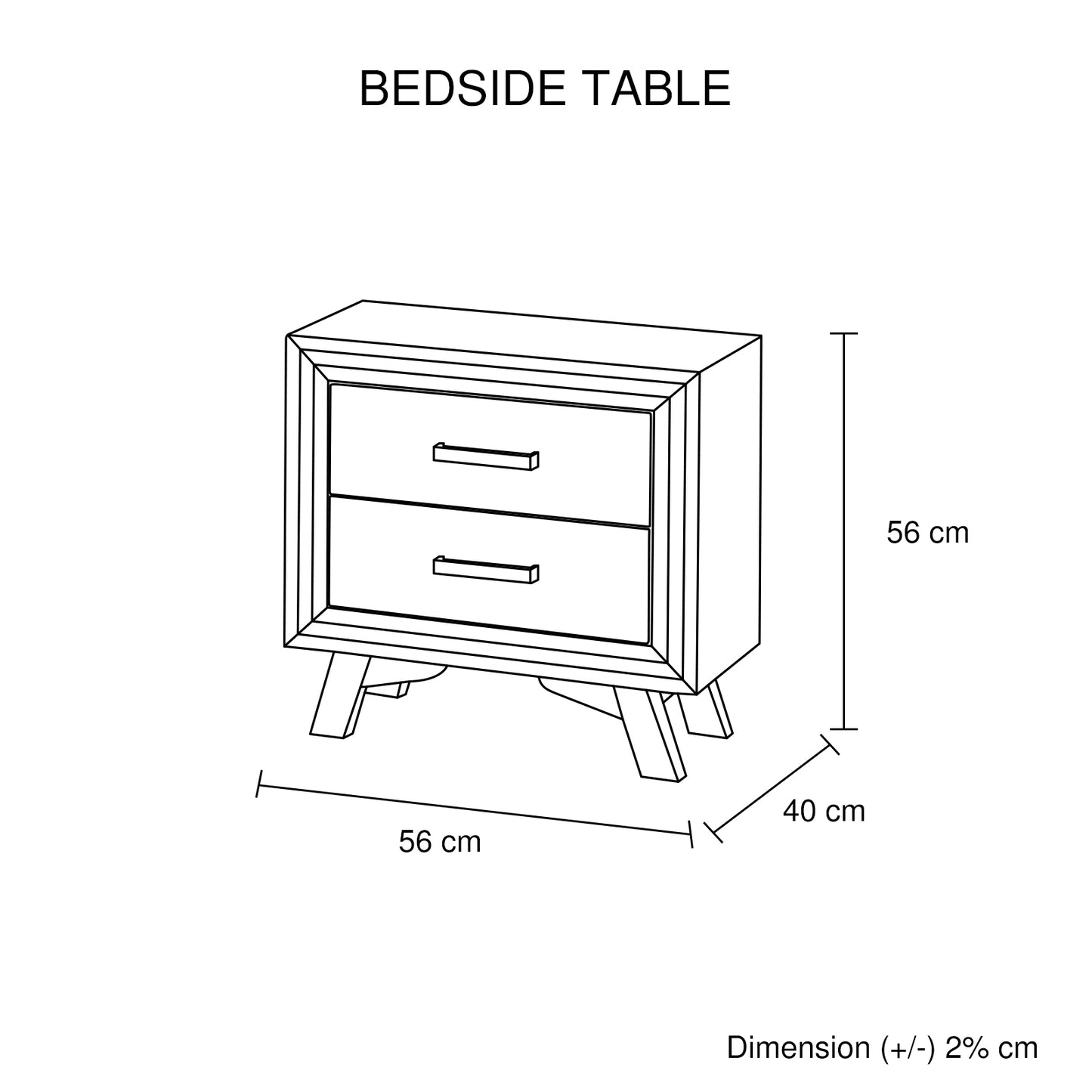Seashore 4 Pcs Dresser Bedroom Suite in Solid Acacia Timber in Silver Brush Colour
