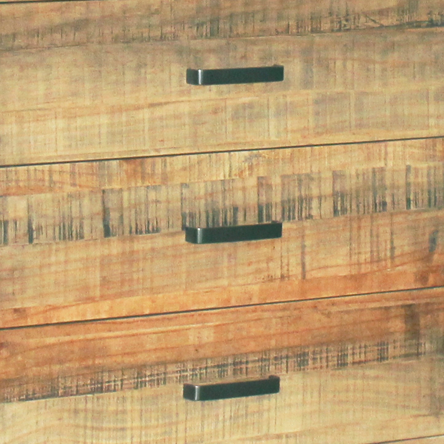 Woodland Solid Pine Timber 4 Pcs Dresser Bedroom Suite In Rustic Texture In Multiple Size