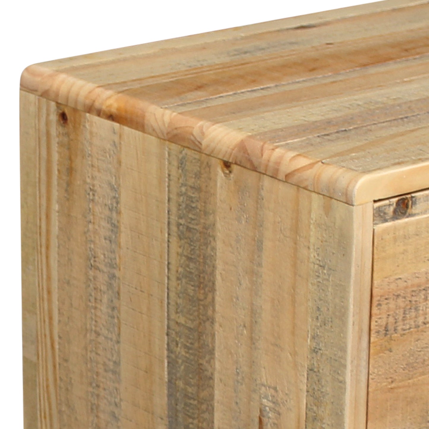 Woodland Solid Pine Timber 4 Pcs Dresser Bedroom Suite In Rustic Texture In Multiple Size