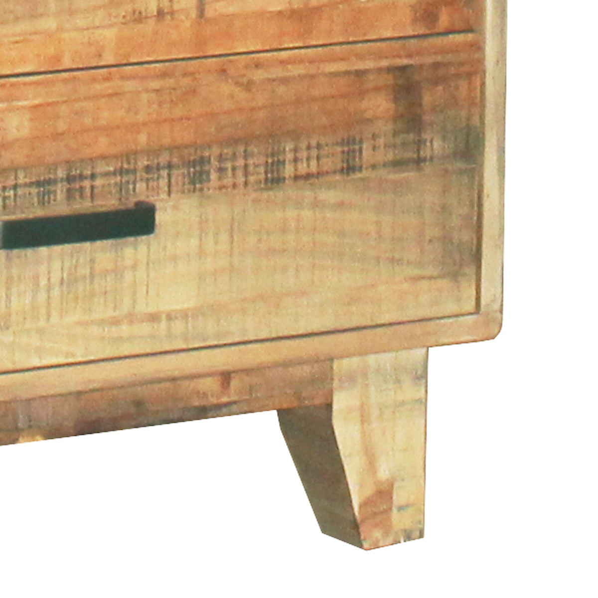 Woodland Solid Pine Timber 5 Pcs Bedroom Suite In Rustic Texture In Multiple Size