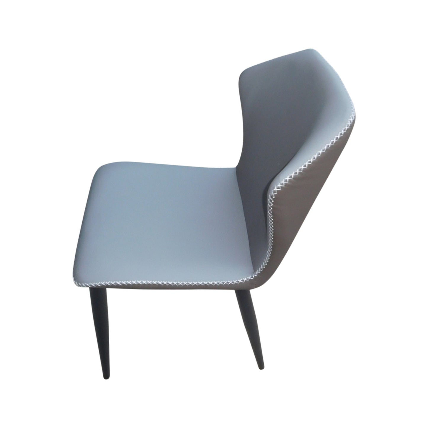 Albena 6X Dining Chairs Premium Leatherette Choice of Gorgeous Colours Stylish Tripod Legs Carbon Steel