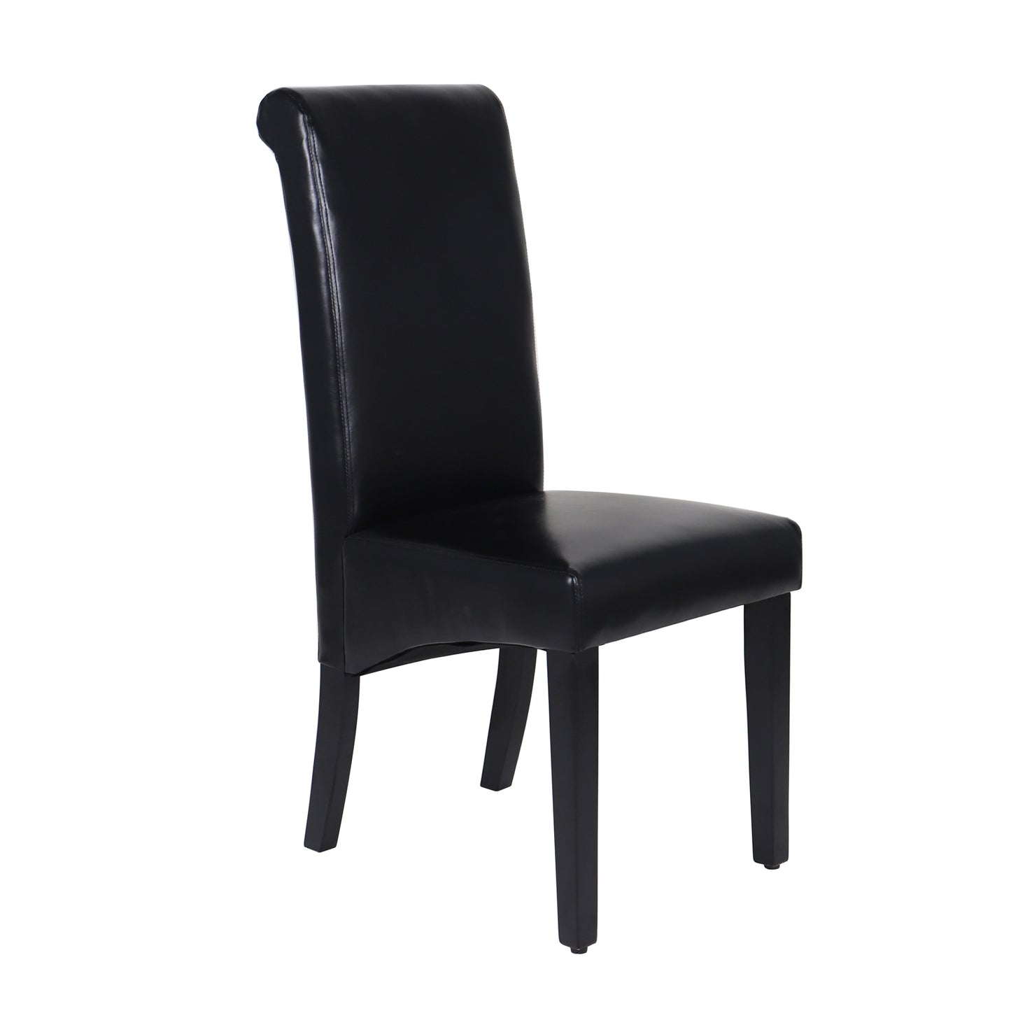 New 2x Swiss wooden Frame Leatherette Dining Chairs in Multiple Colour