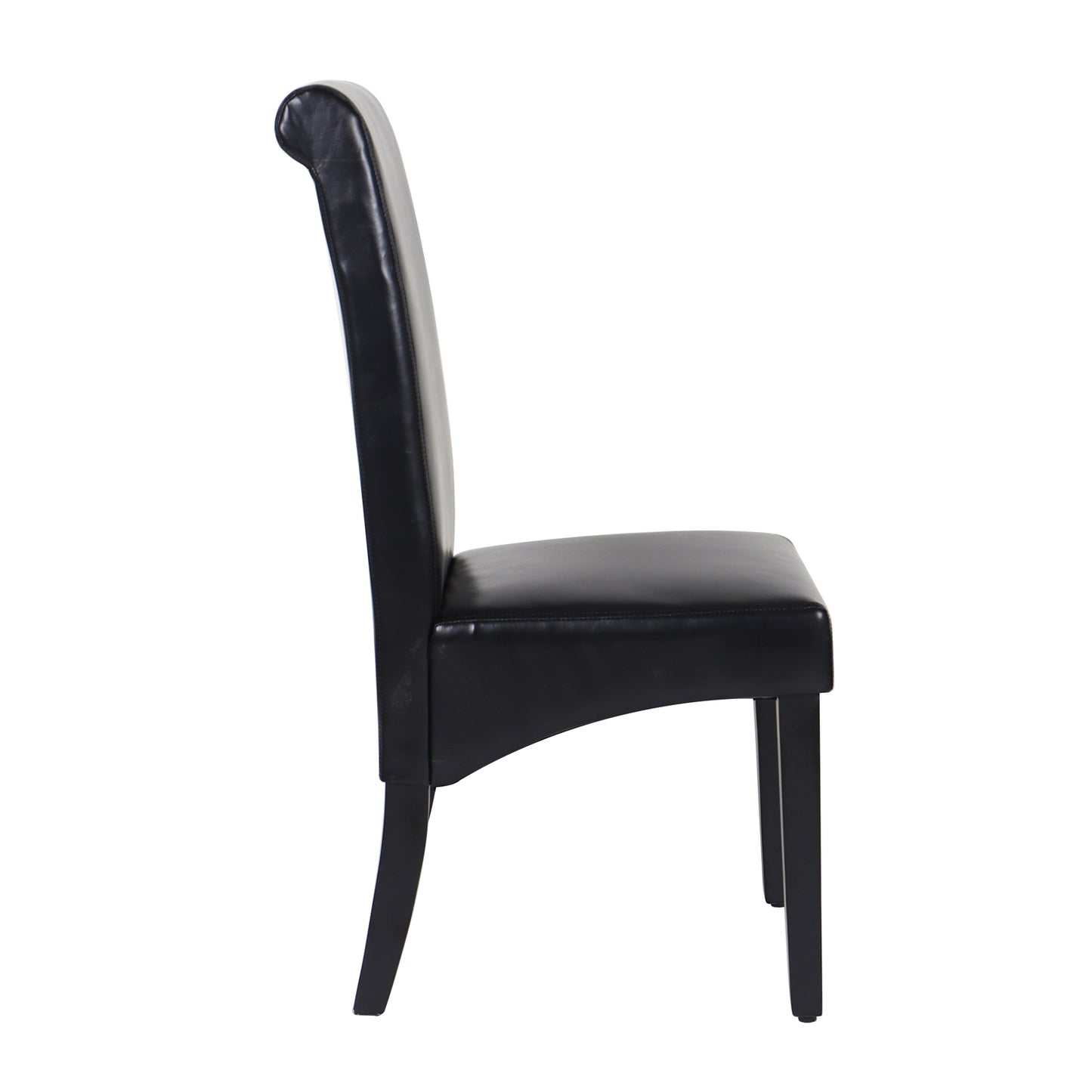 New 2x Swiss wooden Frame Leatherette Dining Chairs in Multiple Colour
