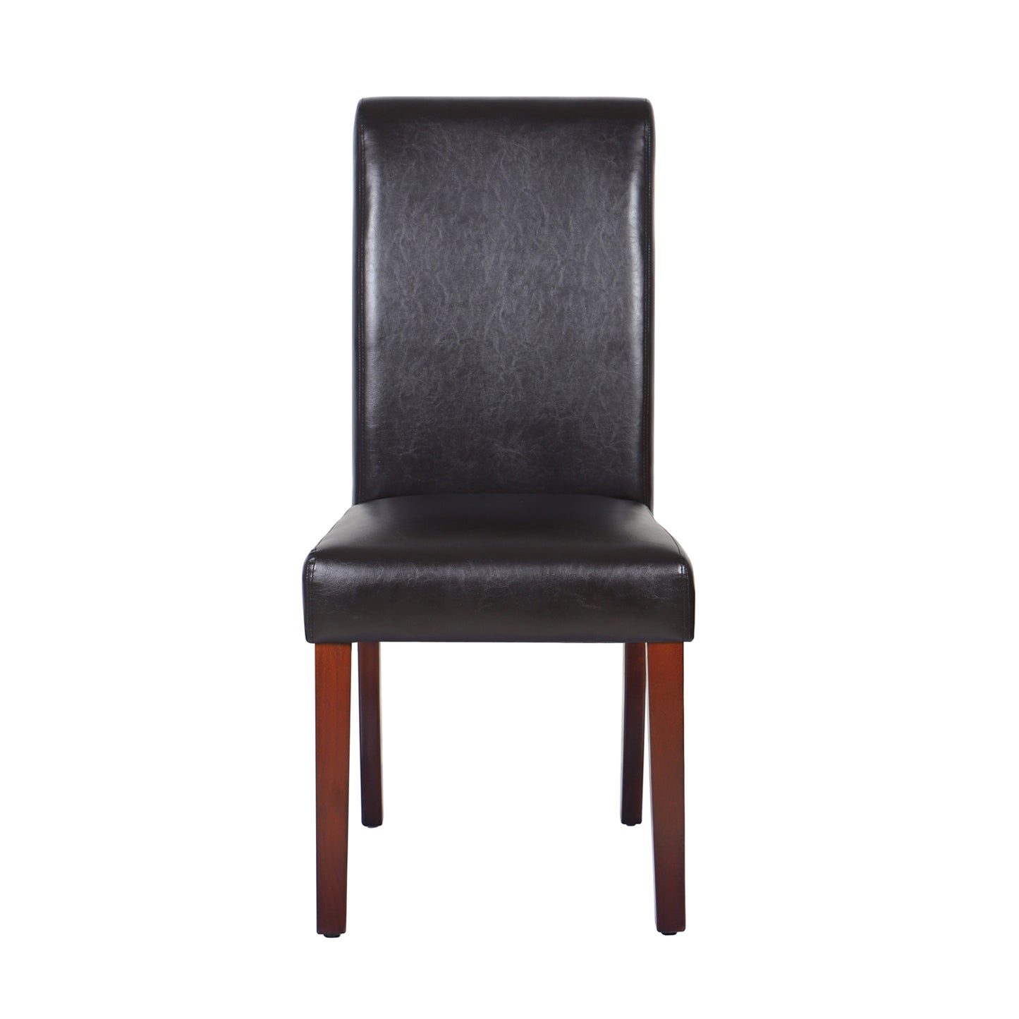 New 2x Swiss wooden Frame Leatherette Dining Chairs in Multiple Colour