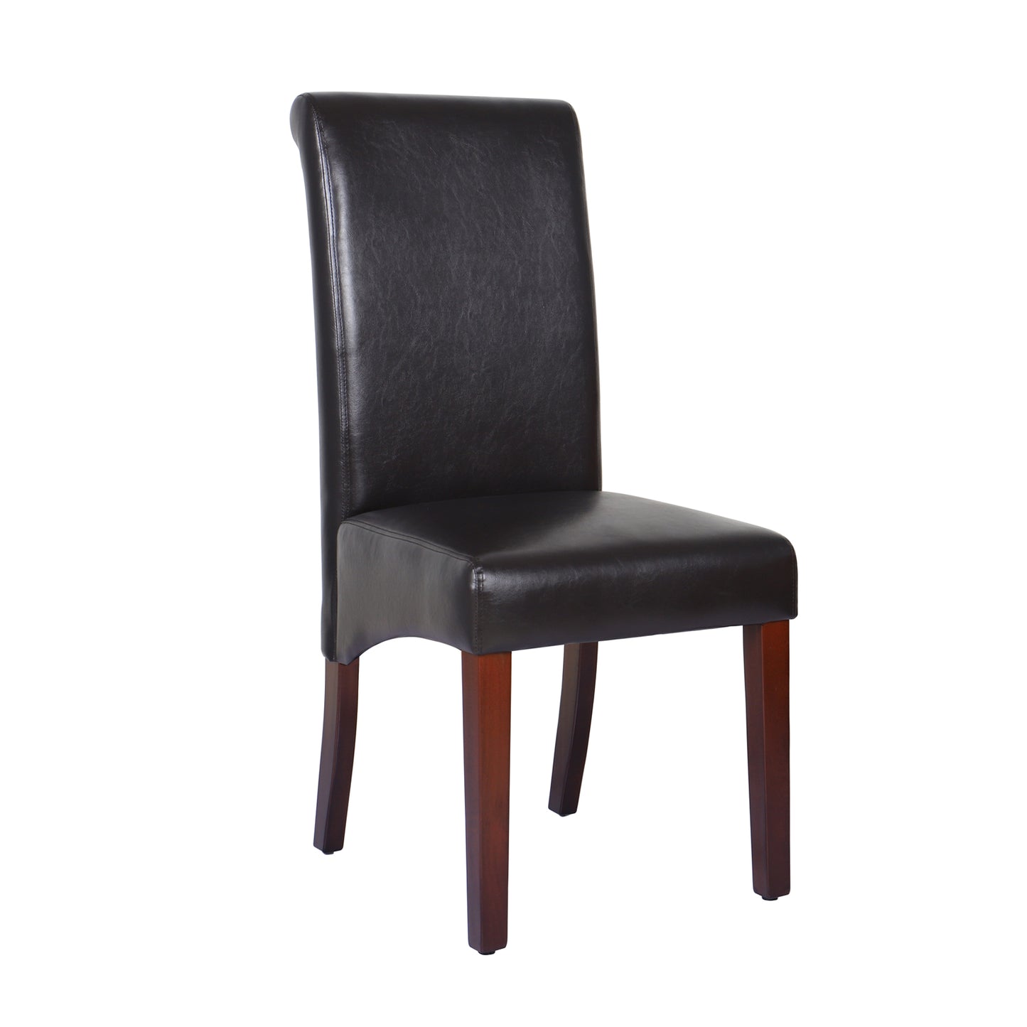 New 2x Swiss wooden Frame Leatherette Dining Chairs in Multiple Colour